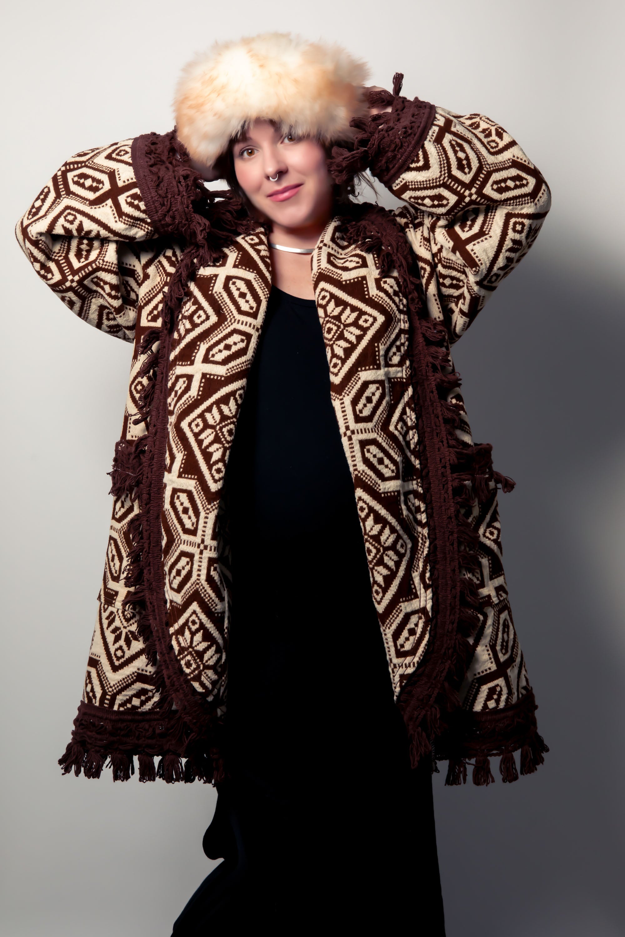 Plus size 2025 blanket coat