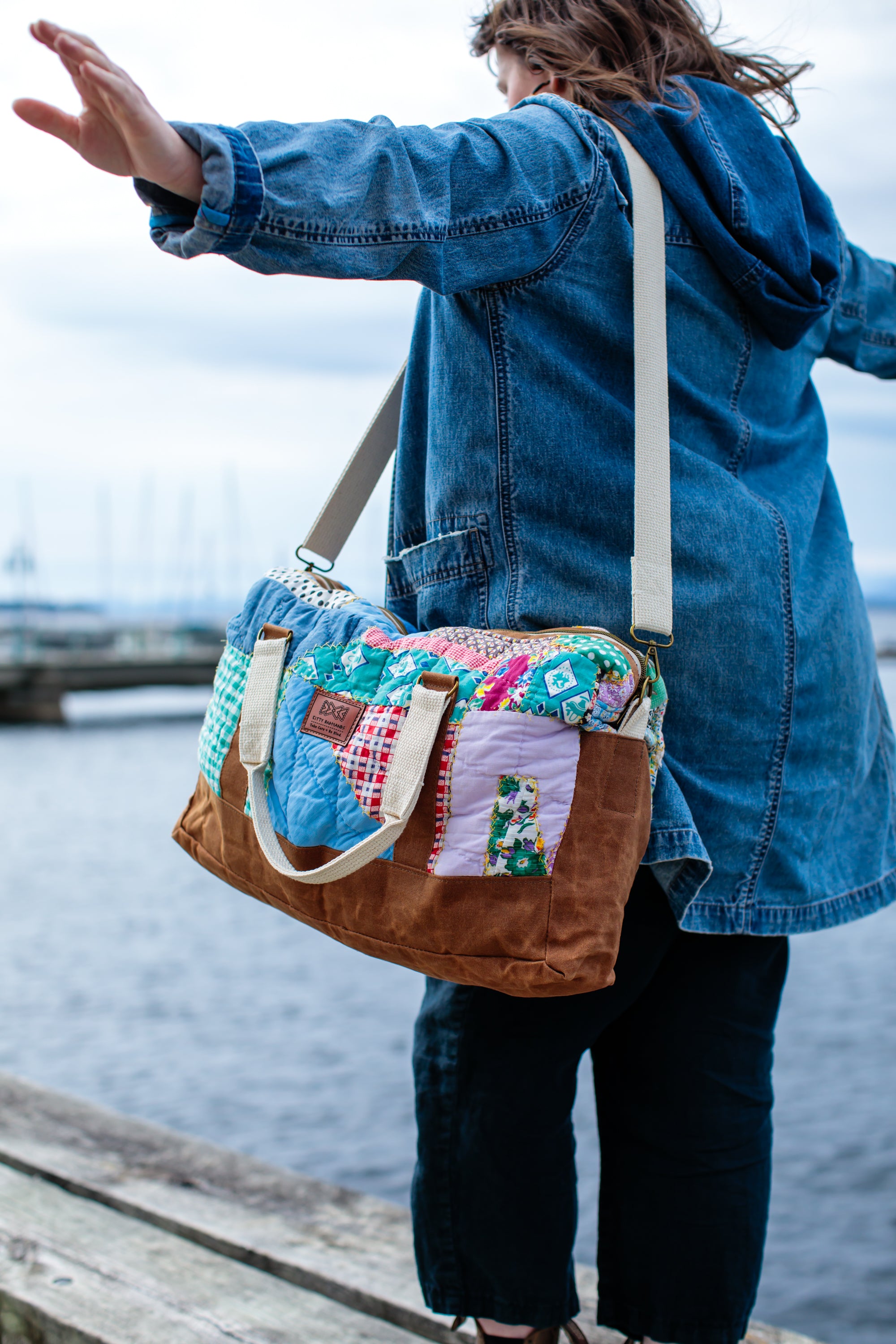 Crazy Quilt Overnight Duffel – Kitty Badhands