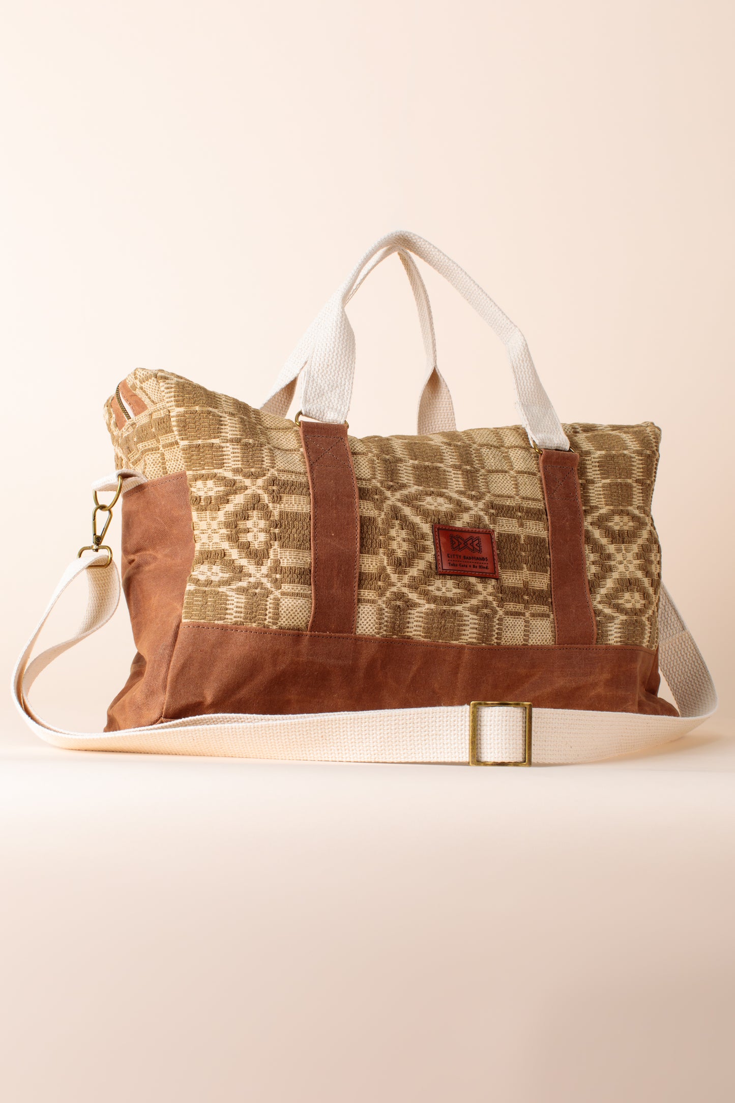 Latte Coverlet Overnight Duffel