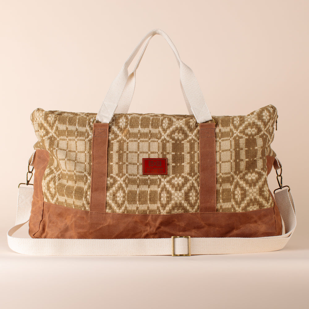 Latte Coverlet Weekender Duffel