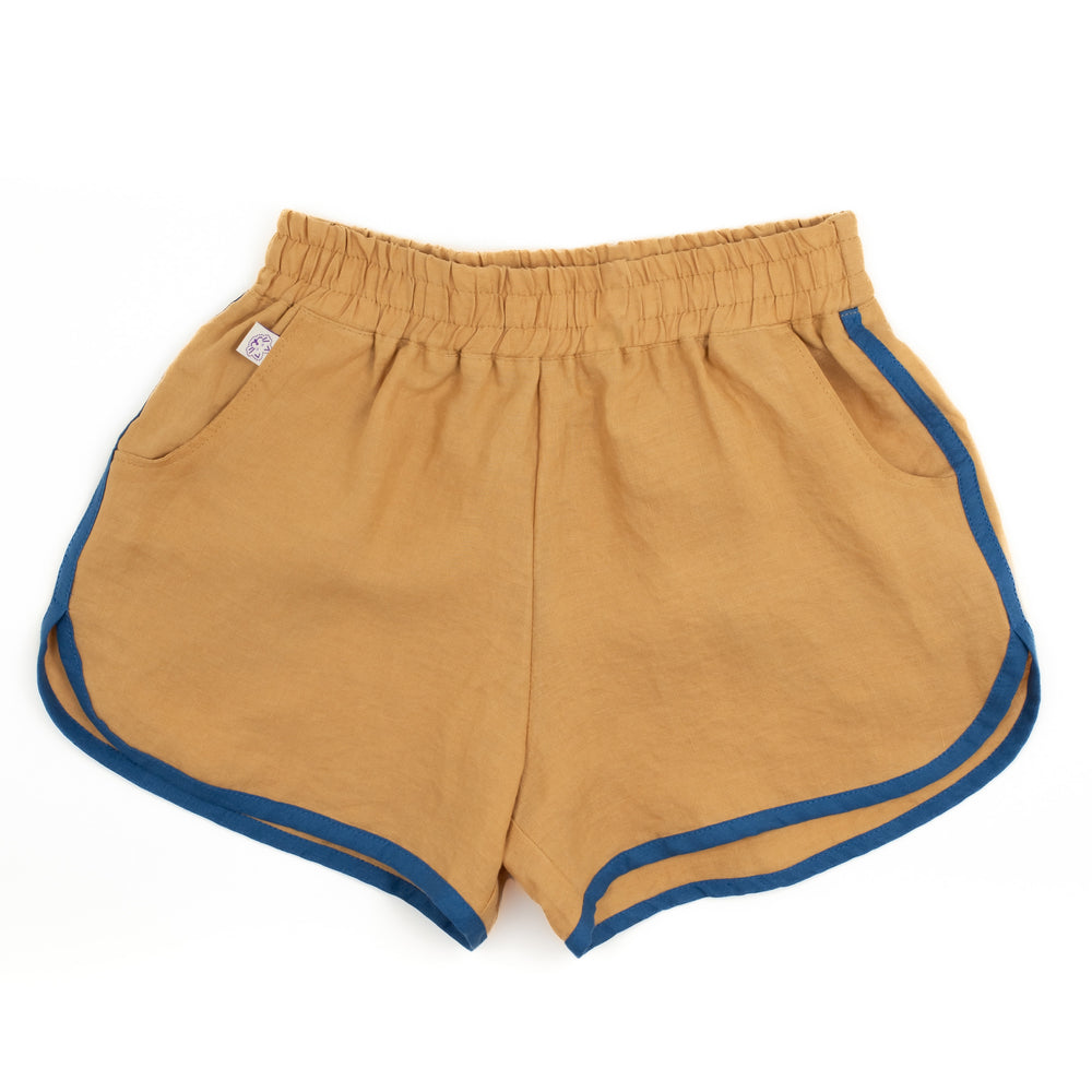 
                  
                    Solid Ath-Linen Shorts
                  
                