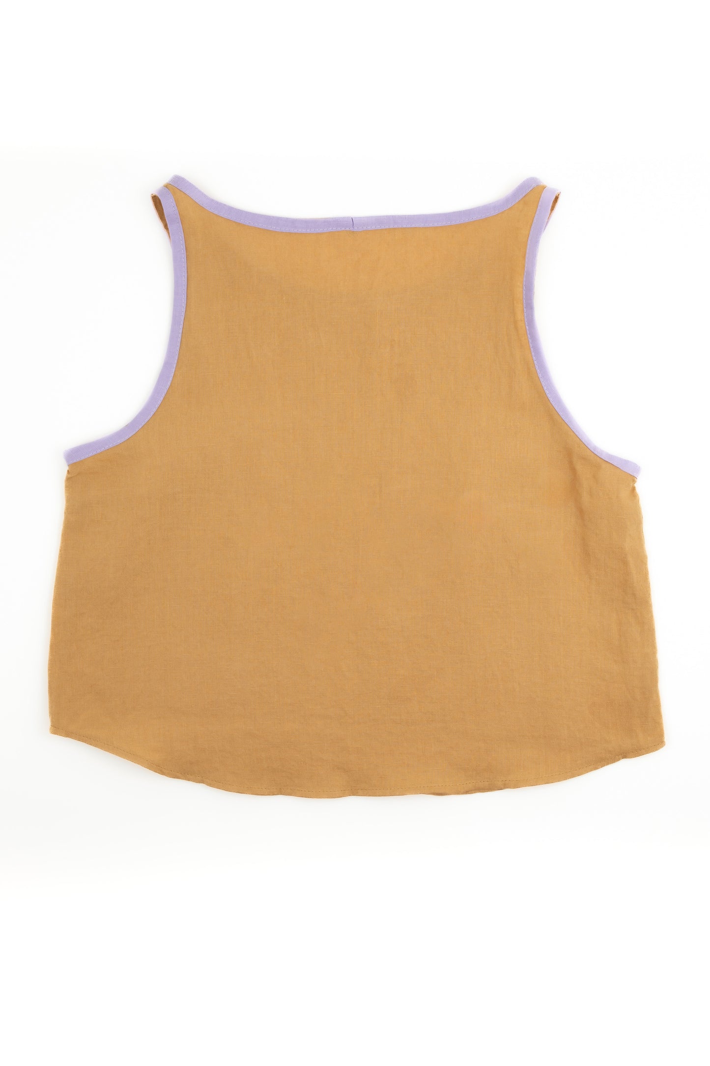 
                  
                    Solid Ath-Linen Tank
                  
                