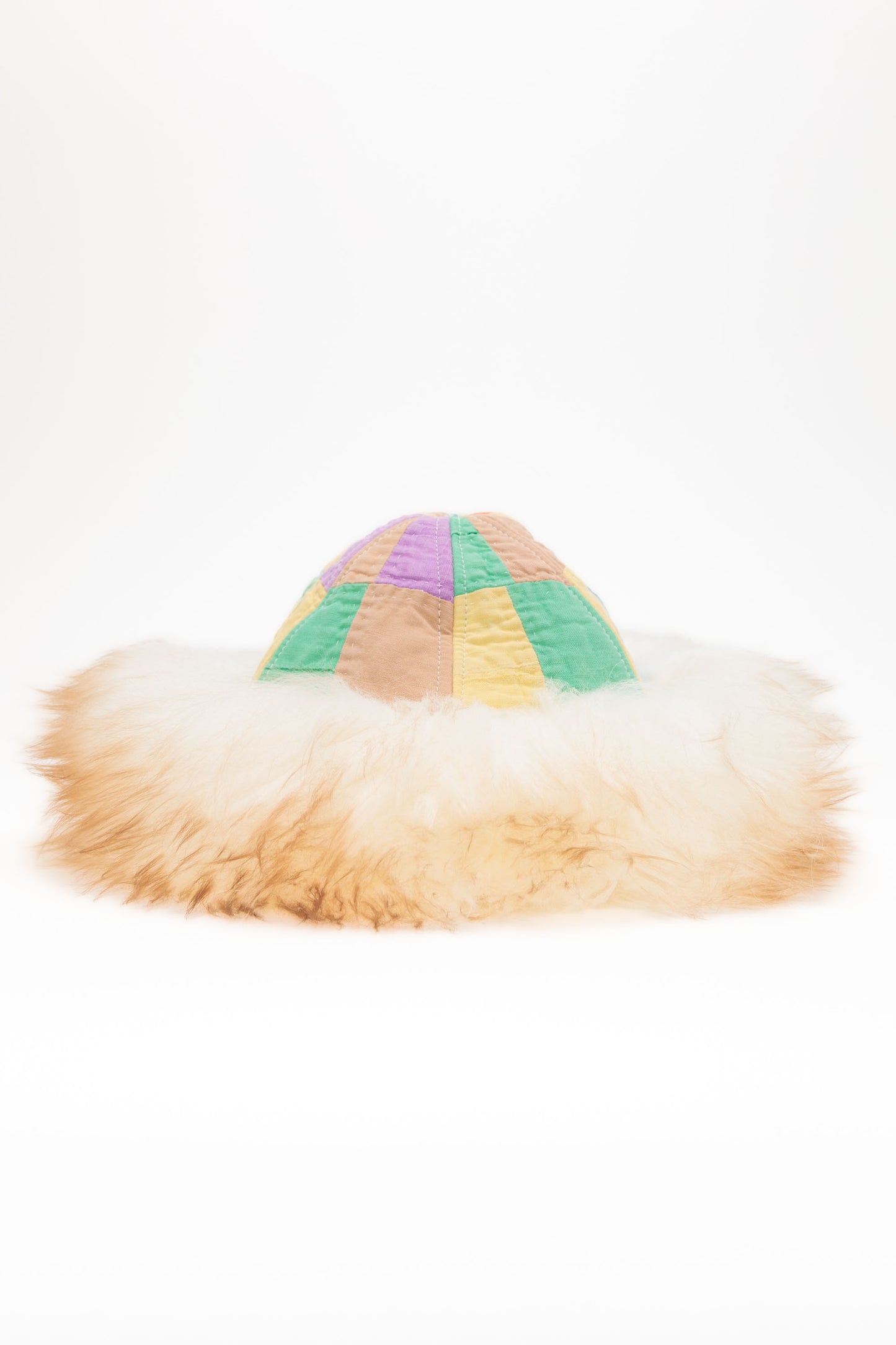 
                  
                    Patchwork Quilt Shearling Hat
                  
                