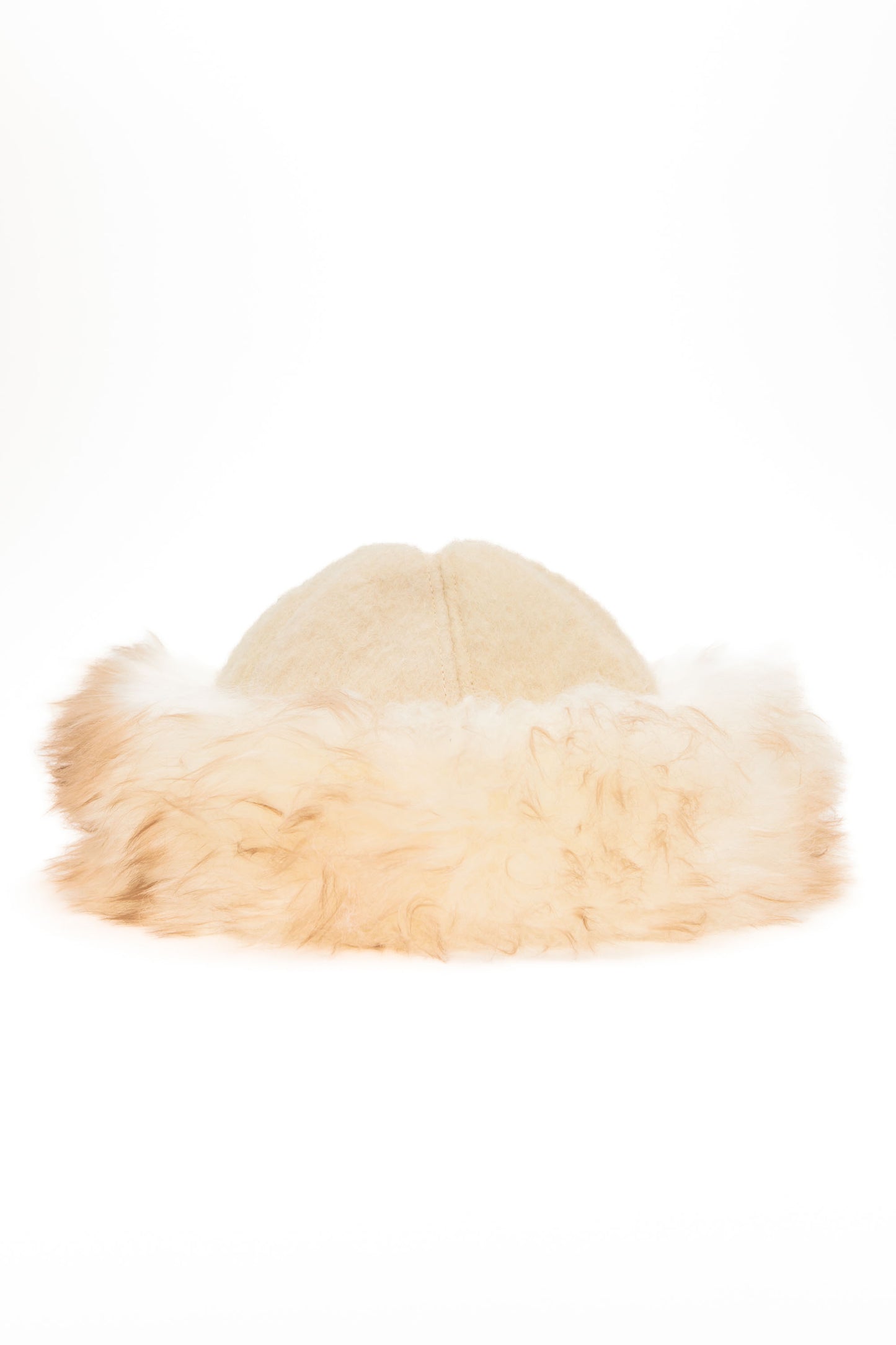 
                  
                    Cream Wool Shearling Hat
                  
                
