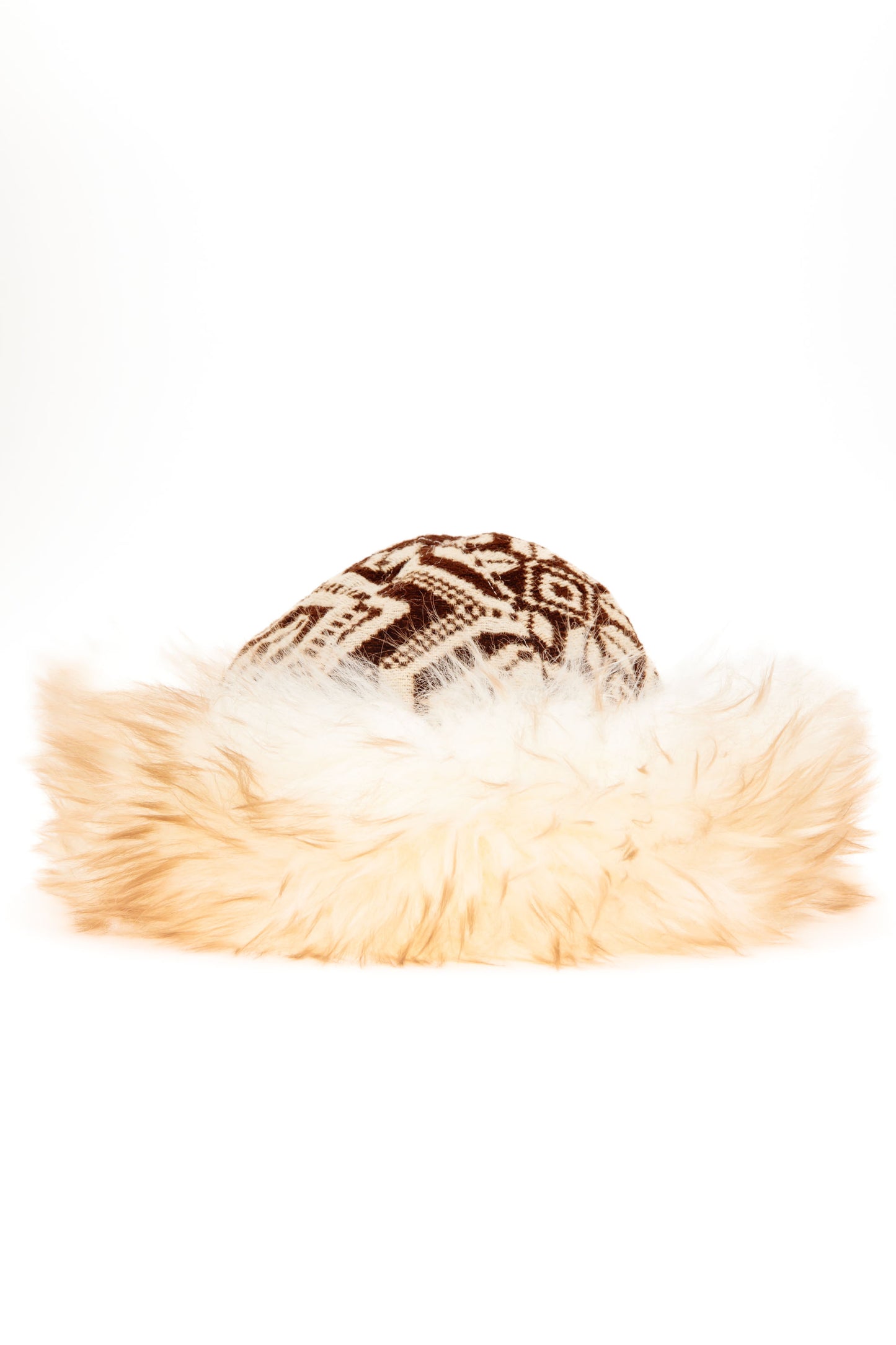 
                  
                    Brown Snowflake Shearling Hat
                  
                