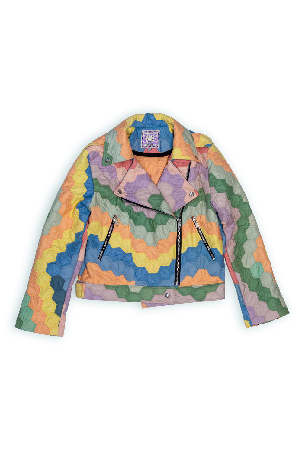 Rainbow Hexagon Adeline Jacket (Small)